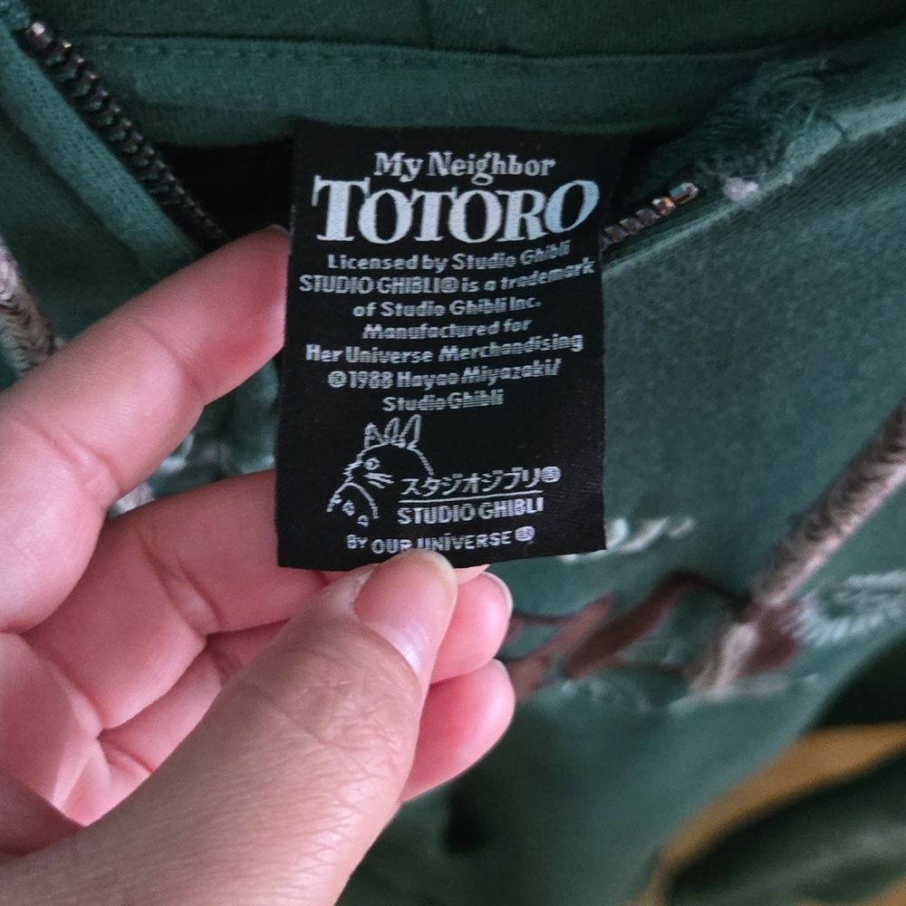 Studio Ghibli My Neighbor Totoro Boxlunch Exclsuive Hoodie XL - Picture 5 of 9